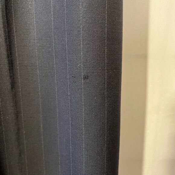 Brooks Brothers Wool Black Pinstripe 2 Button Sport Coat Blazer - Picture 13 of 16